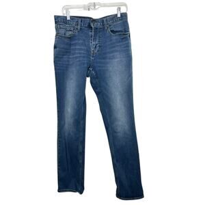 Old Navy Straight Built-In Flex Medium Wash Jeans Men's 32x34